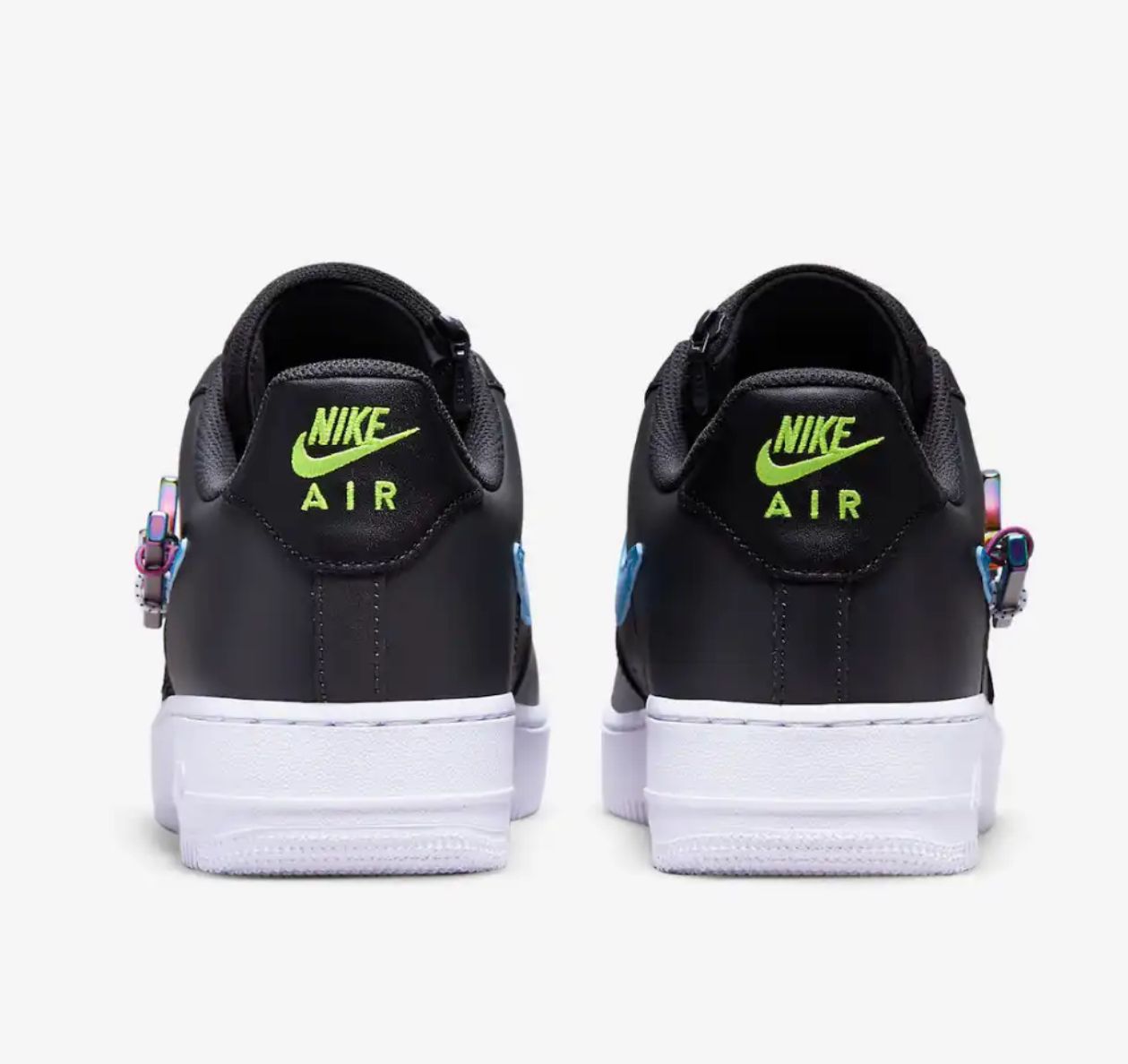 Nike Air force 1 PRM Black carabiner