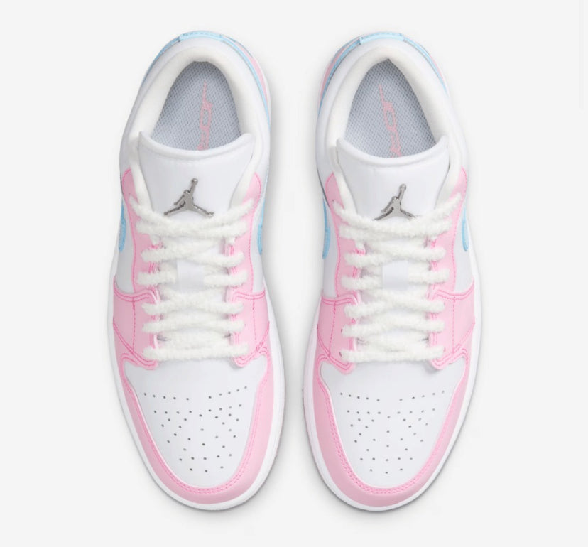 Air Jordan 1 Low se paw print pink