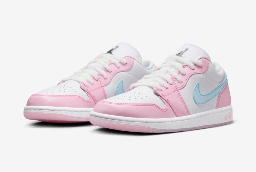 Air Jordan 1 Low se paw print pink