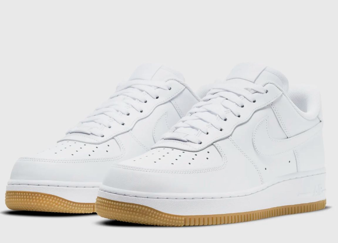Nike Air force 1 “White Gum light Brown”