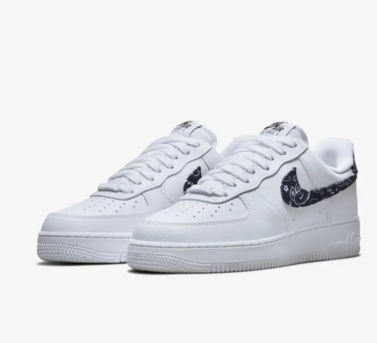 Nike Air Force 1 Essentials Black Paisley