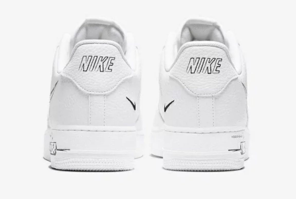 Tênis Air Force 1 Low 'Sketch - Black'