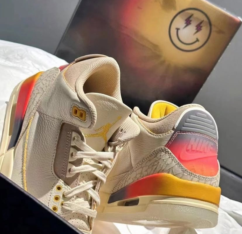 J Balvin x Nike Air Jordan 3 "Medellín Sunset"
