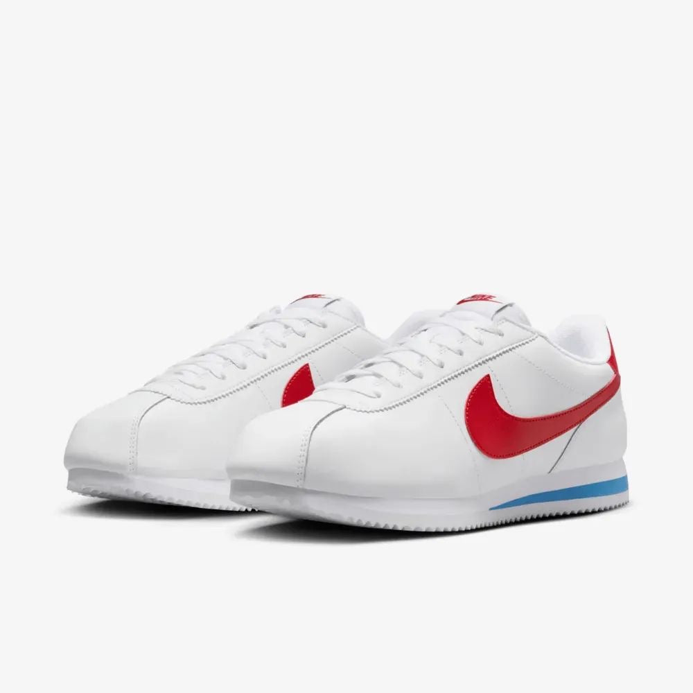 Nike Cortez White varsity red