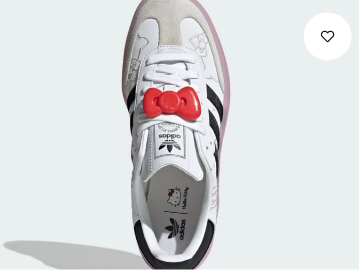 Hello Kitty x Adidas Sambae
Cloud White Clear Pink