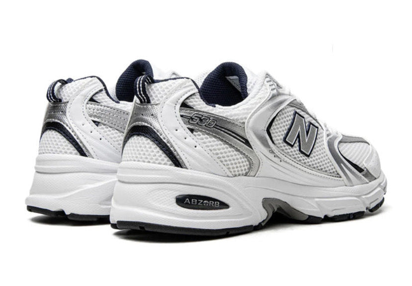 New balance 530 White Silver Navy