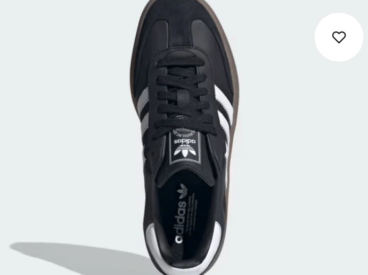 Adidas Sambae Core Black
Metallic Gold