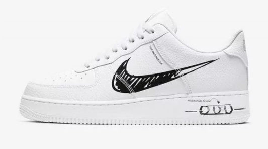 Tênis Air Force 1 Low 'Sketch - Black'