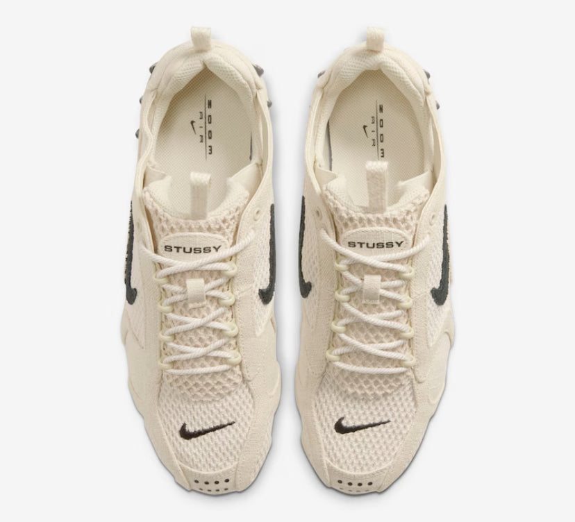 Nike x Stussy Air Zoom Spiridon Cage 2 - Fossil/Black