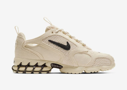 Nike x Stussy Air Zoom Spiridon Cage 2 - Fossil/Black